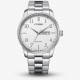 Gents Eco-Drive White Face Stainless Steel Watch BM8550-81A