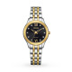 Ladies Diamond Dial Eco Drive Two Tone Bracelet Watch EM1014-50E