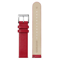 18mm Red Leather Mondaine Watch Strap FE311830Q5