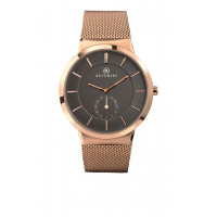 Accurist Gents Classic Rose Gold Plated Mesh Bracelet Watch 7016