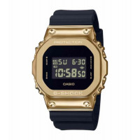 Casio G-Shock Black and Gold Resin Strap Watch GM-5600G-9ER