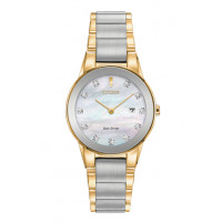 Citizen Ladies Eco-Drive Axiom Two-Toned Diamond Watch GA1054-50D