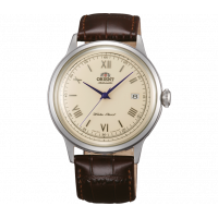 Orient Bambino 40.5mm Automatic Brown Leather Strap Watch FAC00009N0