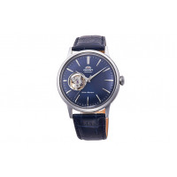 Orient Bambino 40.5mm Automatic Blue Leather Strap Watch RA-AG0005L10B