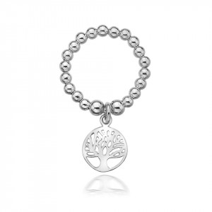 Dollie Sterling Silver Tree of Life Ring R0023