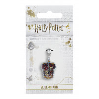Harry Potter Silver Plated Gryffindor Slider Charm HP0022