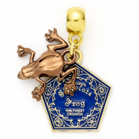 Harry Potter Silver Plated Chocolate Frog Slider Charm- HP0157