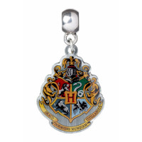Harry Potter Silver Plated Hogwarts Crest Slider Charm HP0026