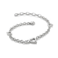 HOT DIAMONDS Silver Warm Heart Bracelet DL564