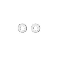 HOT DIAMONDS Silver Amulets Circle Earrings DE709