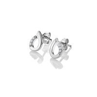 HOT DIAMONDS Silver Teardrop Earrings DE729