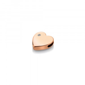 HOT DIAMONDS Heart Icon Pendant - Rose Gold Plated DP826