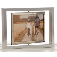 Bright Silver  Colour Spin Frame 7x5 JD-275411