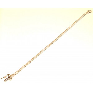 9ct White Gold Diamond Tennis Bracelet 2.10ct