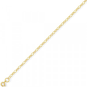 9ct Yellow Gold 18" Oval Belcher Chain SB-CN015E