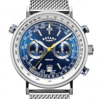 Rotary Henley Stainless Steel Chronograph Watch GB05235/05