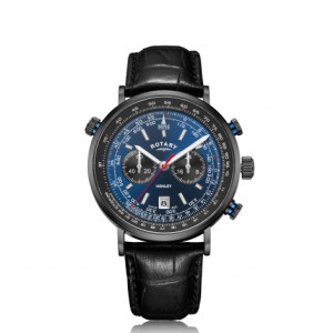 Rotary Henley Chronograph Strap Watch GS05238/05